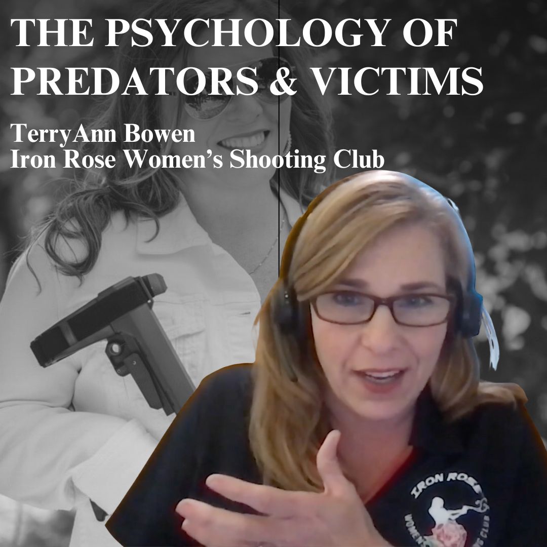 TerryAnn Bowen, a.k.a. The Iron Rose. Founder of The Iron Rose Women's Shooting Club & co-owner of Manchester Firing Line