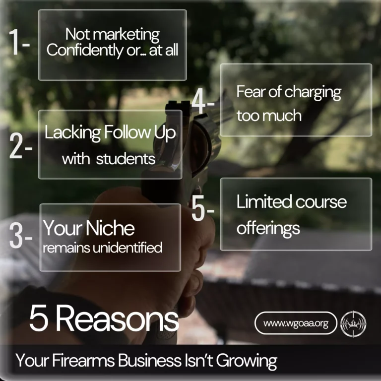5 Reasons Your Firearms Biz Isnt Growing